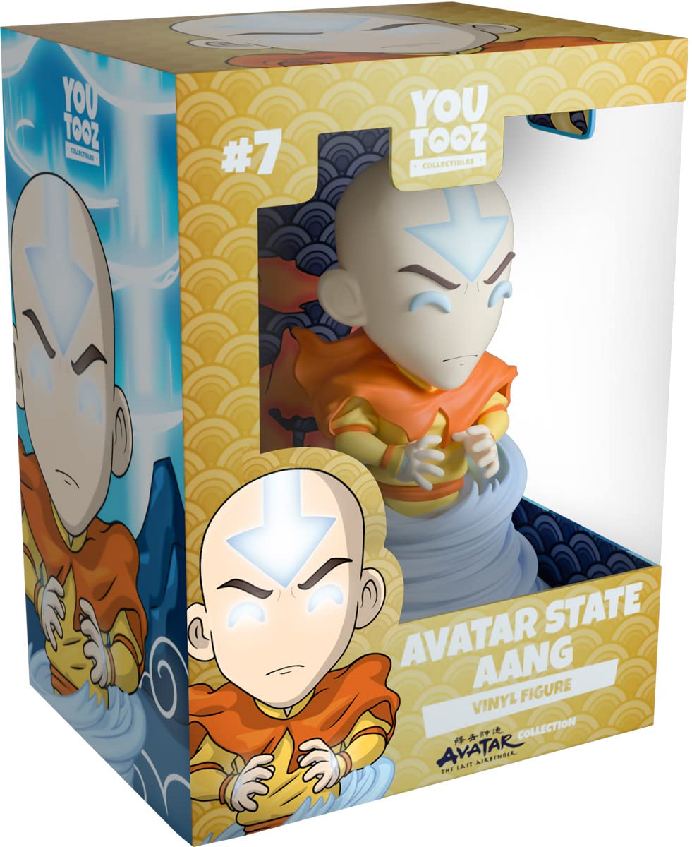 Youtooz Aang Vinyl Action Figure, Avatar State Transformation, 4.8"