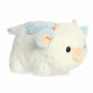 Aurora® Adorable Spudsters™ Bonnie Blueberry Cow™ Stuffed Animal - Round Shape Makes for Comforting Cuddles - Perfect for Kids All Ages and Animal