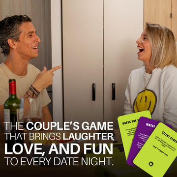 Why Don’t We Laugh Together? - Card Games for Couples with 200 Cards: Talents, Games, Trivia | Fun Date Night Game for 2 Players | Couples Board Games