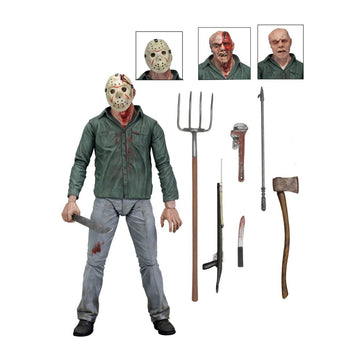 NECA Collectible Friday The 13th Scale Part 3 Jason Ultimate 7" Scale Action Figure