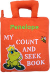 Pockets of Learning Personalized Count and Seek Child's First Counting Quiet Book Engaging Activity Busy Book for Toddlers and Children | Interactive
