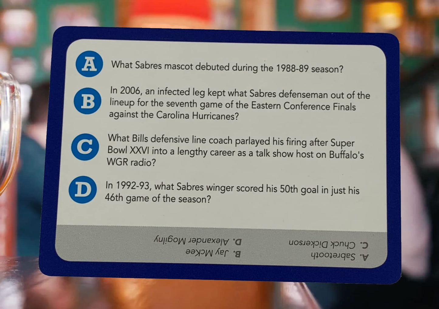 You Gotta Know Buffalo - Sports Trivia Game