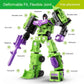 WILD HUNTER 6 in 1 Construction Truck Robot Toys Transforming Vehicles Combine into Giant Mech Gravity Builder Constructor Engineering Truck Robot