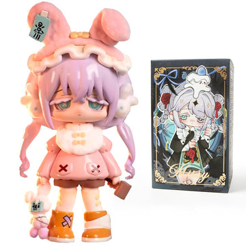 XiDonDon Crow Paradise Series Blind Box Random Design Action Figures Collectible Doll Toys Home Decorations, Holiday Birthday Gifts (Single Box)