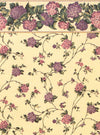 Melody Jane Dollhouse Kismet Violet Miniature Print 1:12 Scale Wallpaper 3 Sheets