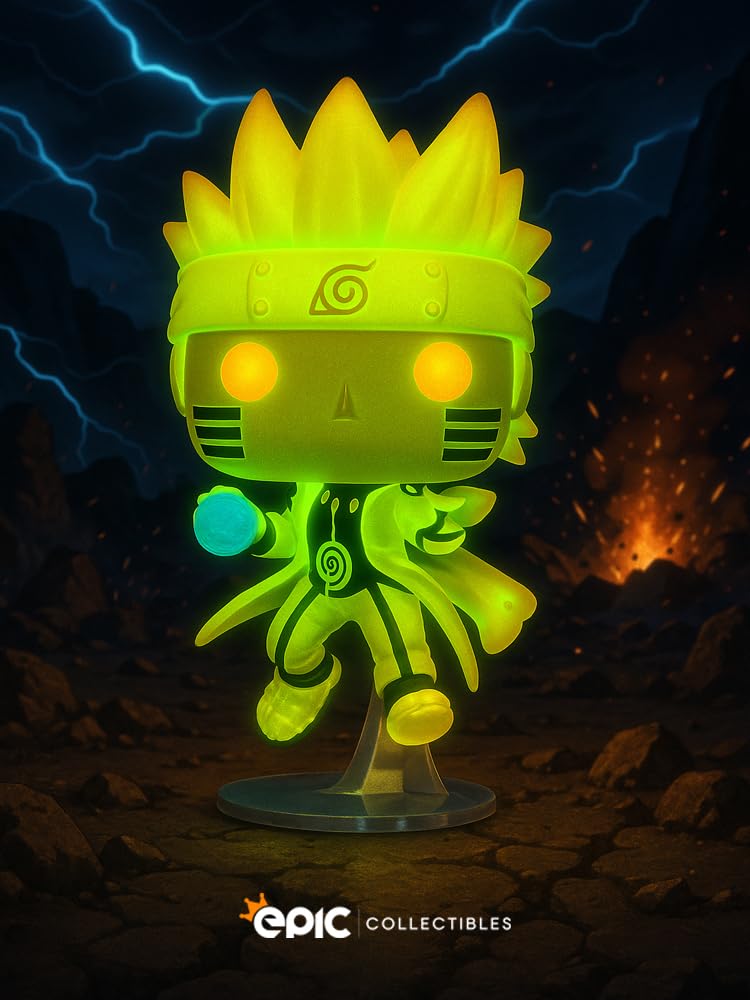 Funko Pop! Anime Naruto Shippuden - Naruto Kurama Link Mode (Chase Variant)