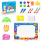 Water Doodle Mat - Kids Painting Writing Color Doodle Drawing Mat Toy Bring Magic Pens Educational Toys for Age 3 4 5 6 7 Year Old Girls Boys Age