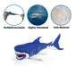 Axbotoy 10 Pack Shark Toys,8" Soft and Stretchy Realistic Shark Toy Set,Floating Bathtub Toys and Birthday Party Favors for Boys Girls Kids