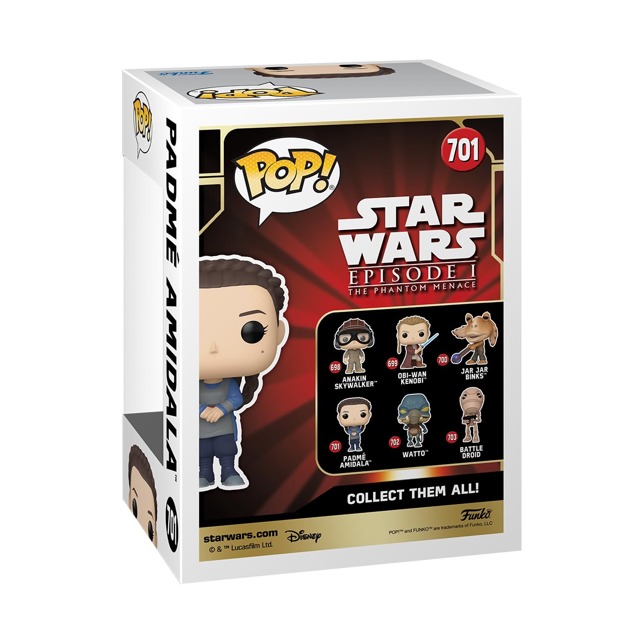 Funko POP! Star Wars: Episode 1 The Phantom Menace Anniversary - Padmé Amidala - Padme - (Tatooine) - Collectable Vinyl Figure - Gift Idea - Official