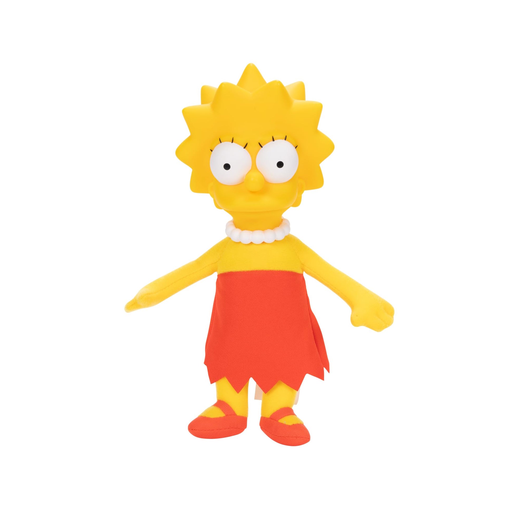 Disney The Simpsons Lisa Plush Features Soft Fabric Body with Sculpted Head Officially Licensed by Disney