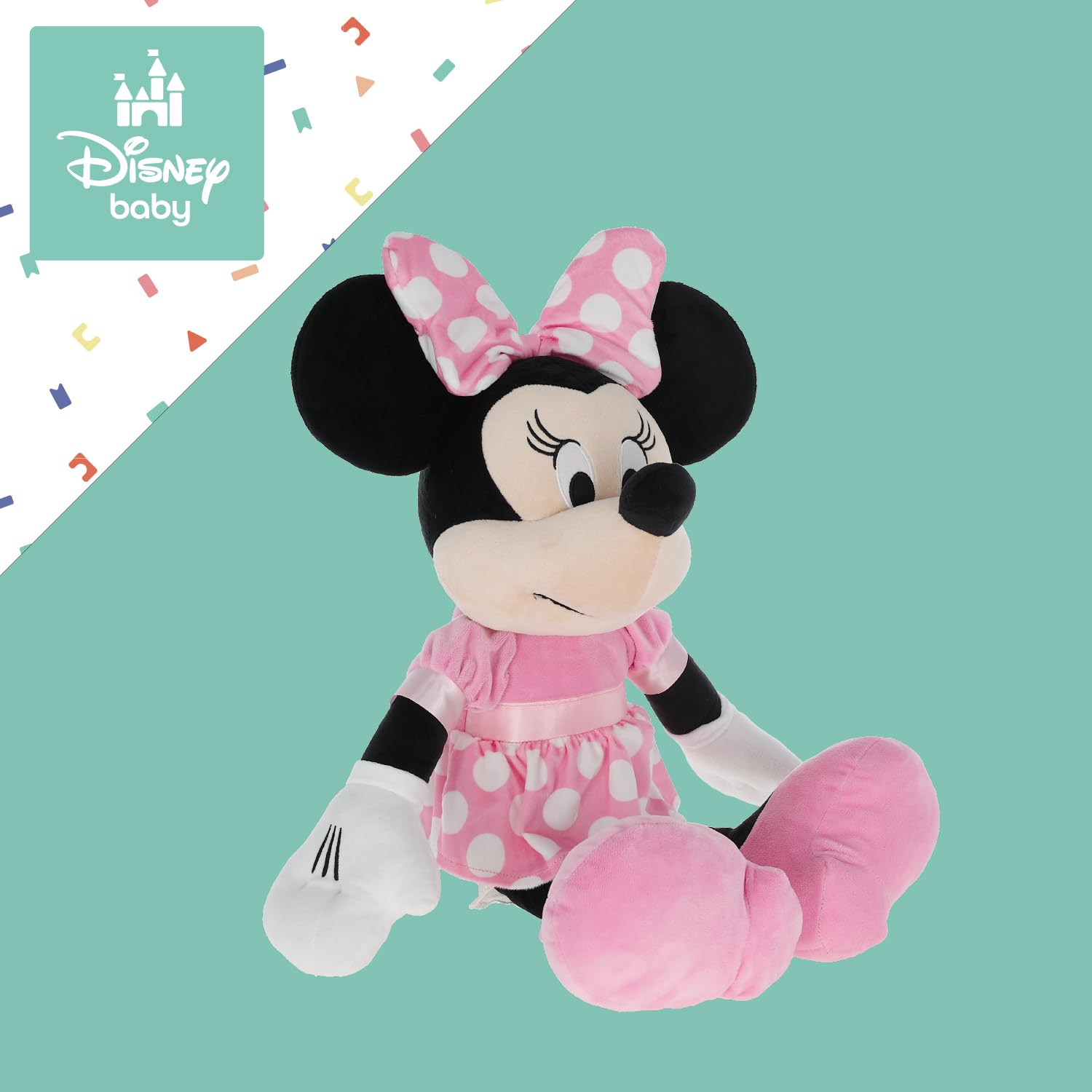 Disney Baby Minnie Mouse Stuffed Animal Plush Toy, 25 Inches