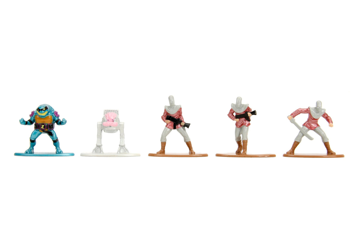 Jada TMNT 1.65" 18-Pack Wave 2 Die-Cast Figures Nano Metalfigs, Toys for Kids and Adults