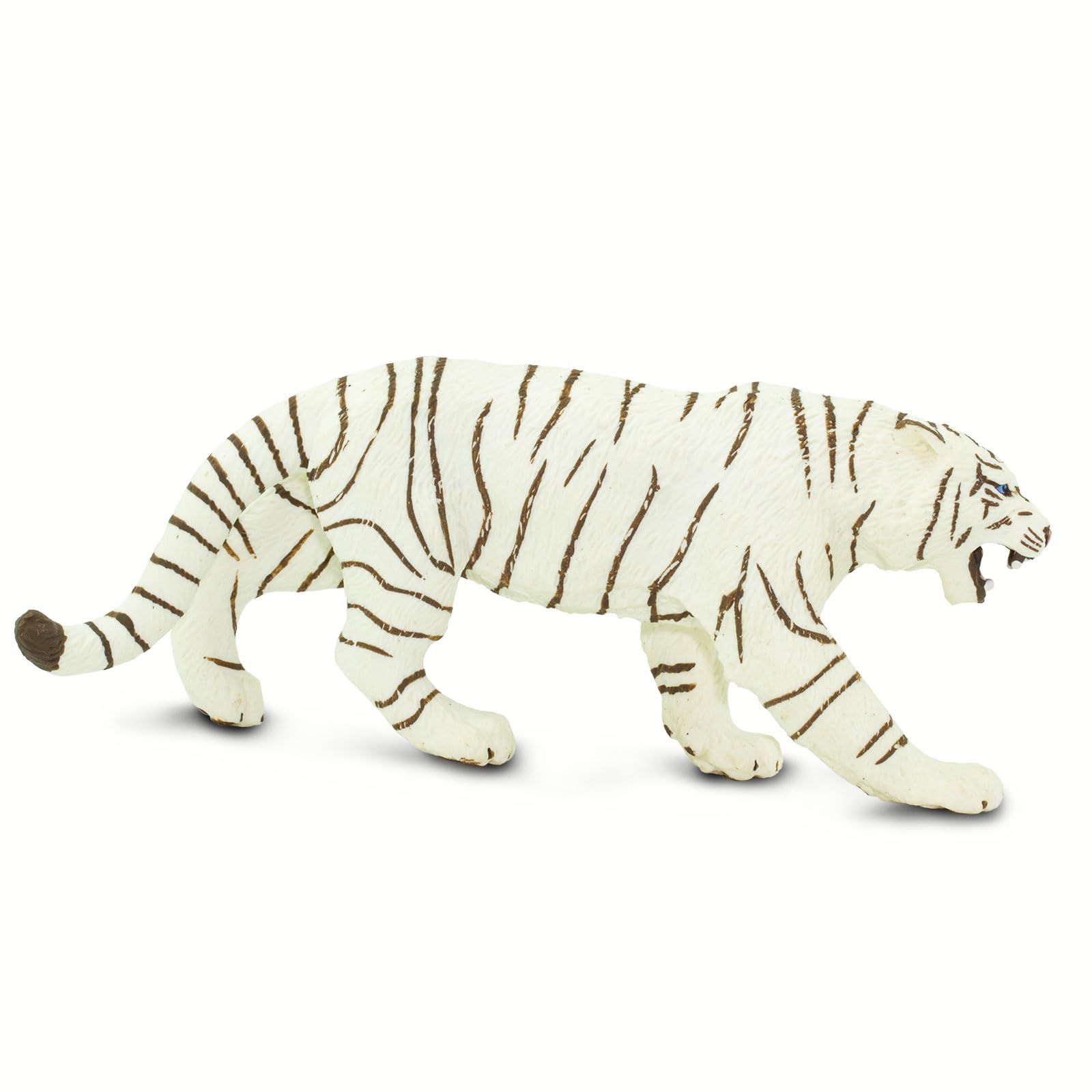 Safari Ltd. White Bengal Tiger Figurine - Detailed 6" Plastic Model Figure - Fun Educational Play Toy for Boys, Girls & Kids Ages 3+