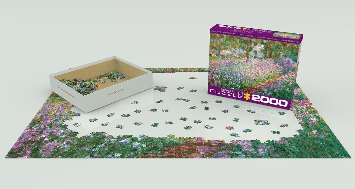 EuroGraphics, Monet's Garden, by Claude Monet Puzzle, 2000 Piece Puzzle