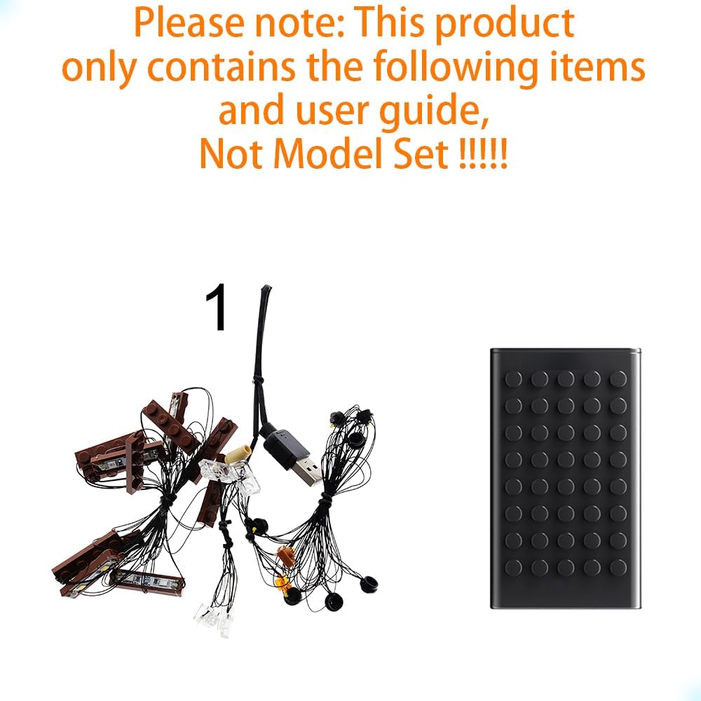 GEAMENT Upgraded Version LED Light Kit for Ideas Treehouse - Compatible with Lego 21318 Building Blocks Model (Model Set Not Included)