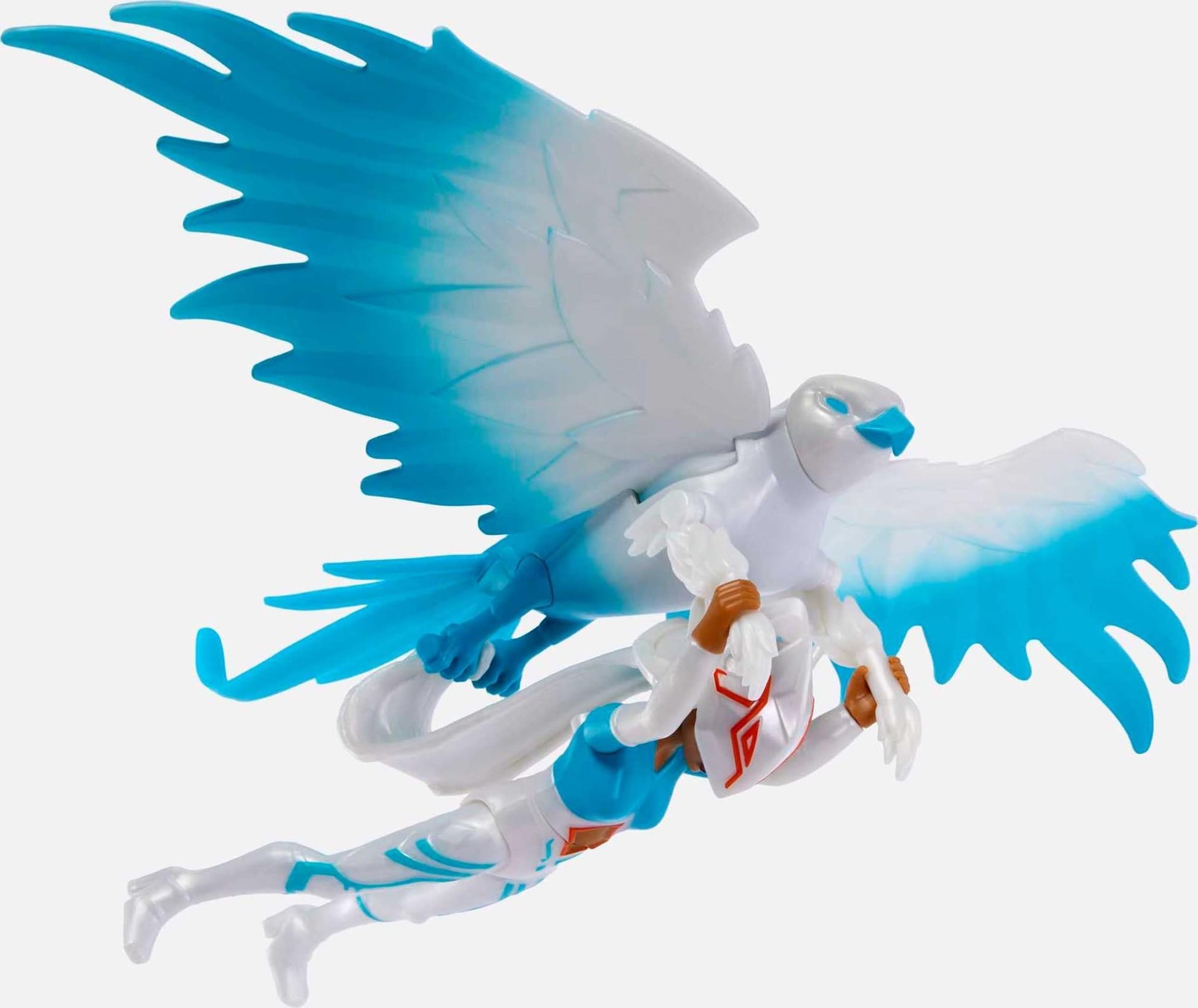 Masters of the Universe He-Man and The Sorceress Figure & Winged Falcon Vehicle Set Inspired by Motu Netflix Animated Series, Collectible Toy Gift