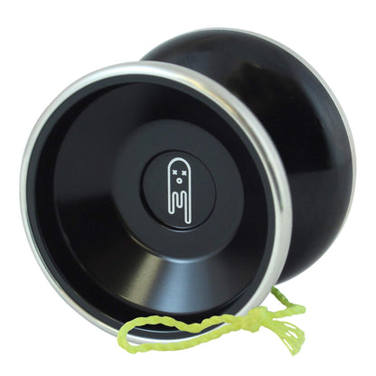 Yoyo King Ghost Bi-Metal Professional Yoyo - Aluminum & Stainless Steel Ball Bearing Yo-Yo with Responsive & Unresponsive C Bearings, Extra String