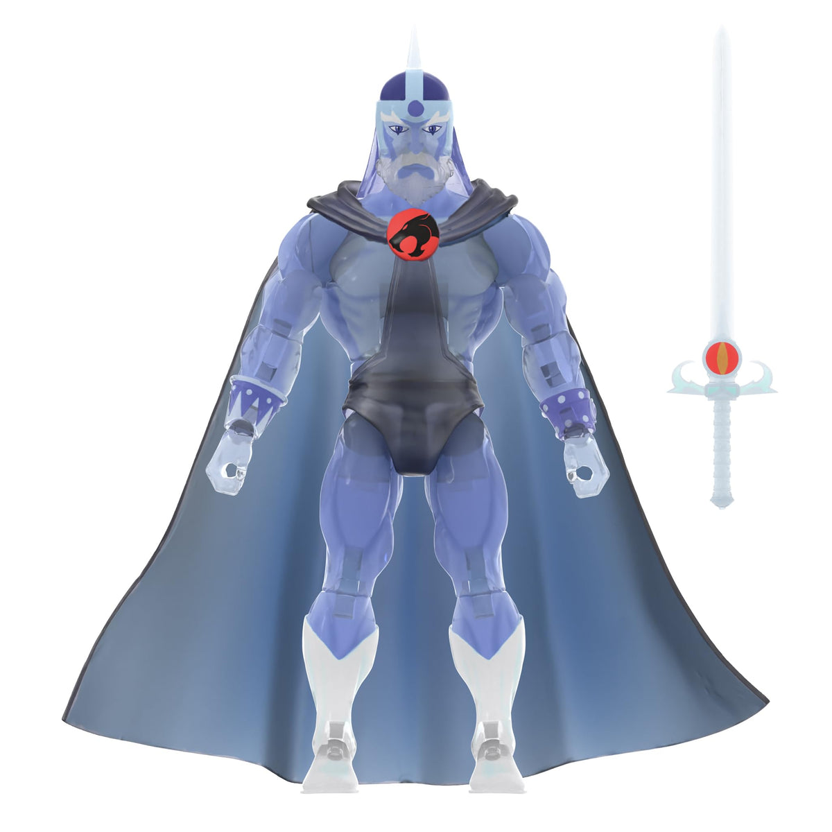 Super7 Deluxe Thundercats Ghost Jaga - 7" Thundercats Action Figure with Accessories - Classic Cartoon Collectibles and Retro Toys