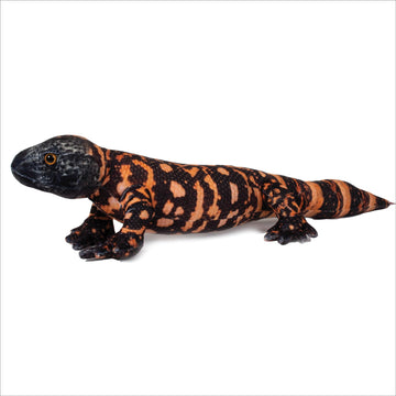 Real Planet 20" Gila Monster Stuffed Animal - Dinosaur Gila Stuffed Animals, Giant Prehistoric Reptile Toy, Jungle Lizard Plush Creature, (Black 20")
