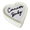 Cancer Cake Topper - Zodiac Birthday Decoration for Cancer Season, Horoscope Party Supplies for Baby or Adult Birthday (Cancer Baby black)