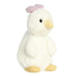 Aurora® Vibrant Spring Daisy-Do's™ Ginny Goose™ Stuffed Animal - Perfect for Pretend Play and Seasonal Storytelling - Adorable Decorations