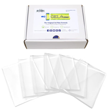 Gel Press Monoprinting Print Plates - 5” x 7” Gel Plate Class Pack Value Pack - Printmaking Supplies - Reusable Gel Printing Plates for Press Art