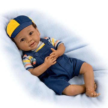The Ashton-Drake Galleries Linda Murray Just Too Cute Jackson Baby Boy Doll