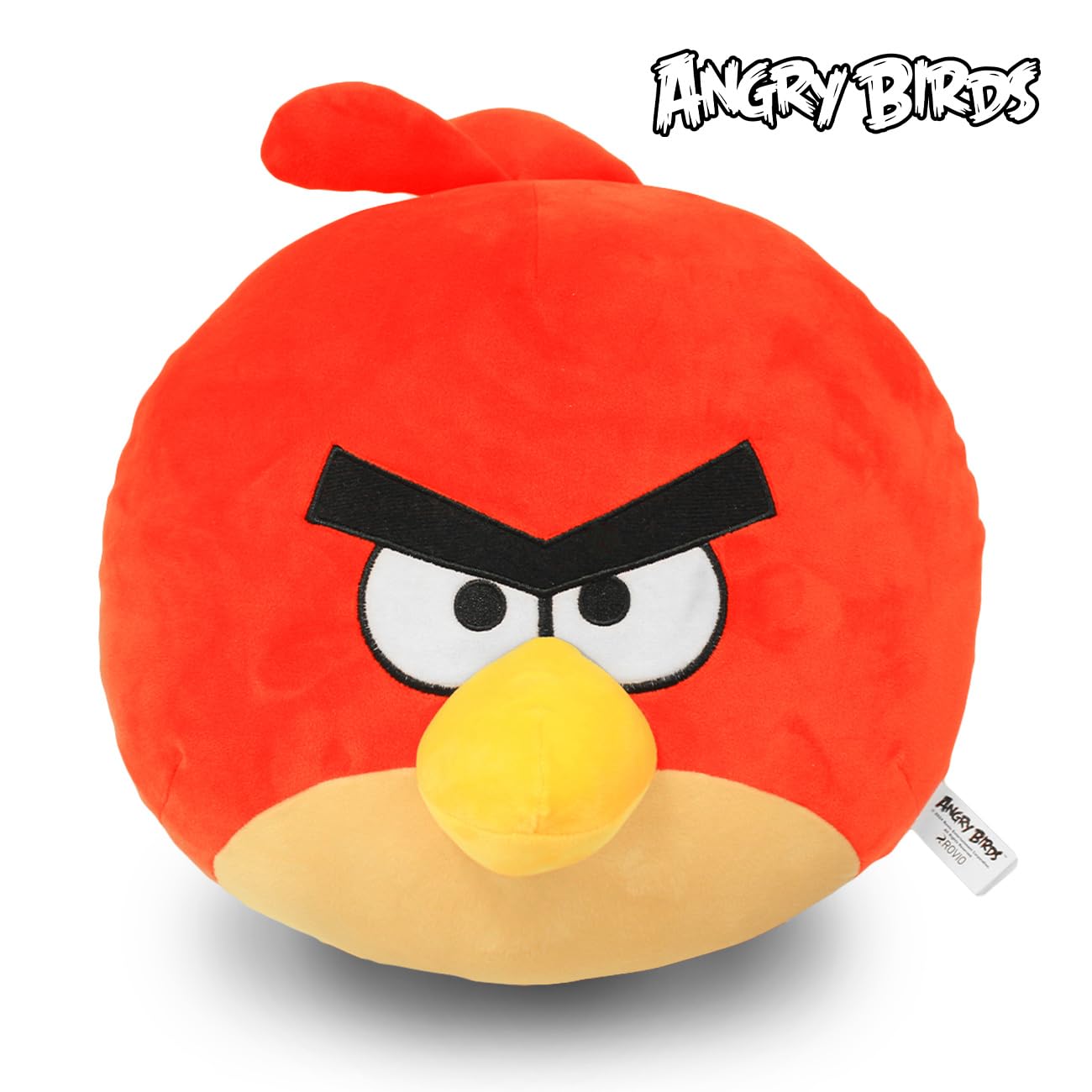 Angry Birds Red Bird Plush Toy - 15” Mega Size Stuffed Animal for Kids & Collectors