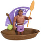 Mattel Disney Moana 2 Wayfinder Wonders Toy Set with Surprise Small Doll, Canoe & Accessory, Inspired by The Movie (Styles May Vary)