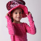 StoryBook Wishes One Size Hot Pink/Zebra Birthday Cake Party Hat