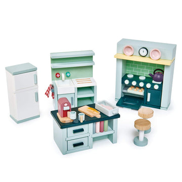 Tender Leaf Toys - Dovetail Dollhouse Accessories - Detailed Ultra Stylish Wooden Furniture Sets and Room Decor - Encourage Creative and Imaginative