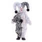 lahomia 9 Inch Porcelain Smiling Clown Doll Wearing Classic Outfits, Funny Harlequin Doll, Circus Props, Halloween Decor - 5