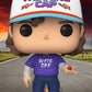Funko Stranger Things POP! Television Dustin w/ Thinking Cap Exclusive Vinyl Figure #1249 [Byte-Off Shirt]