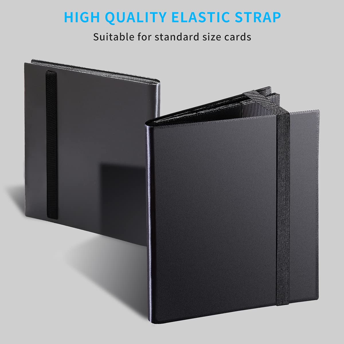 JIQEZNL Card Binder, 360 Pockets Upgraded Trading Card Binders, Cards Collection Binder 9 Pocket, Side Loading Yugioh Binder Book Holder for MTG, TCG