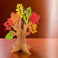 Fun Express Standing Tree of Thanks Craft Kit Makes 12 - Thanksgiving DIY Fall Crafts for Kids Ages 3-5, 4-8 | Gratitude Tree Foam Art Projects