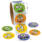 Monster Face Roll Stickers for Halloween (100 Stickers) Stationery - Halloween