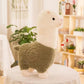 Llama Stuffed Animal Cute Alpaca Plush Toy 17.7 inch for Girls Boys(Alpaca 45cm lvse)