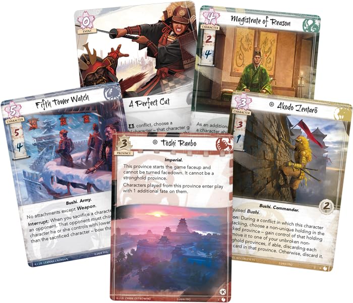 Fantasy Flight Games Legend of The Five Rings: The Card Game for The Empire Dynasty Pack - Tactical Strategy Game for Kids & Adults, Ages 14+, 2