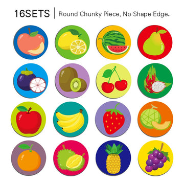 KiDEPOCH Memory Match Game - 16 Matching Pairs Preschool Memory Games Featuring Barnyard Element, Non Toxic Educational Memory Matching Game, Perfect