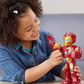 Playskool Heroes Marvel Super Hero Adventures Mega Mighties Iron Man Collectible 10-Inch Action Figure, Toys for Kids Ages 3 and Up, Brown