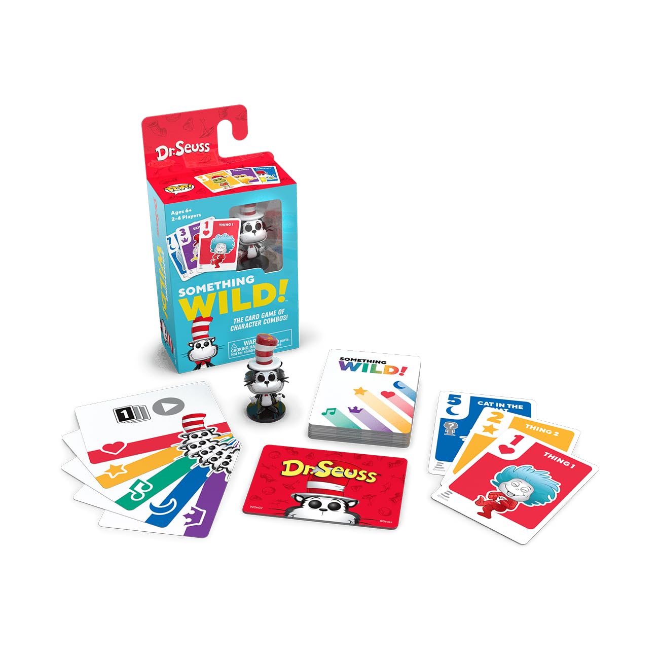 Funko Something Wild! Dr. Seuss with Cat in The Hat Pocket Pop! Card Game for 2-4 Players Ages 6 and Up