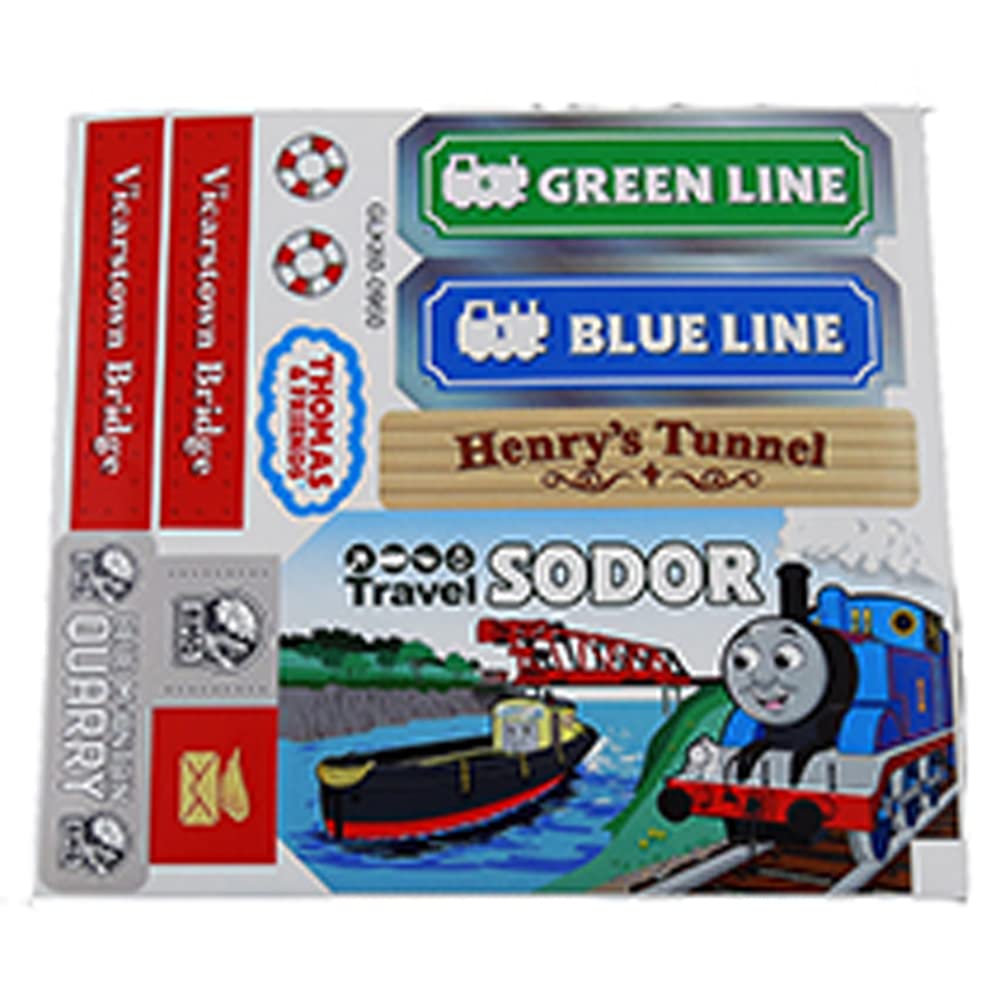Replacement Parts for Thomas The Train - GRF01 ~ Thomas & Friends All Around Sodor Deluxe ~ Replacement Labels/Sticker Sheet