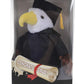Plushland Eagle Plush Stuffed Animal Toys Present Gifts for Graduation Day, Personalized Text, Name or Your School Logo on Gown, Best for Any Grad