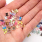 Micro Resin Butterflies, Dollhouse Miniature Tiny Butterflies, Terrarium Fairy Garden Dollhouse, Mini Micro Landscaping Decoration (30 PCS)