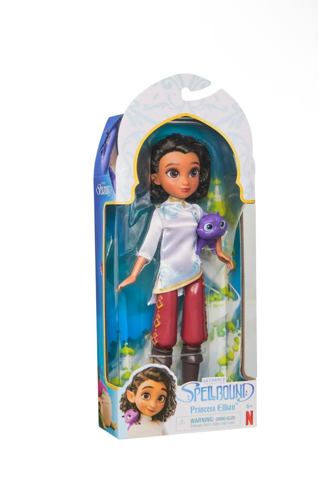 Spellbound, Princess Ellian 9.5-inch Doll with 2 Doll Accessories & Action Figure, from The Netflix Movie, Kids Toys for Girls & Boys Ages 6 and up