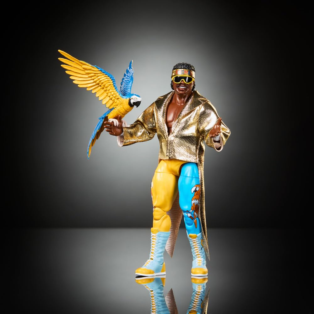 Mattel WWE Elite Action Figure & Accessories, Series #125 Set, 6-inch Collectible Koko B. Ware with 25 Articulation Points & Swappable Hands