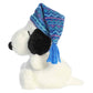 Aurora Peanuts Palm Pals 4.5" I Love Snow Snoopy Festive Plush