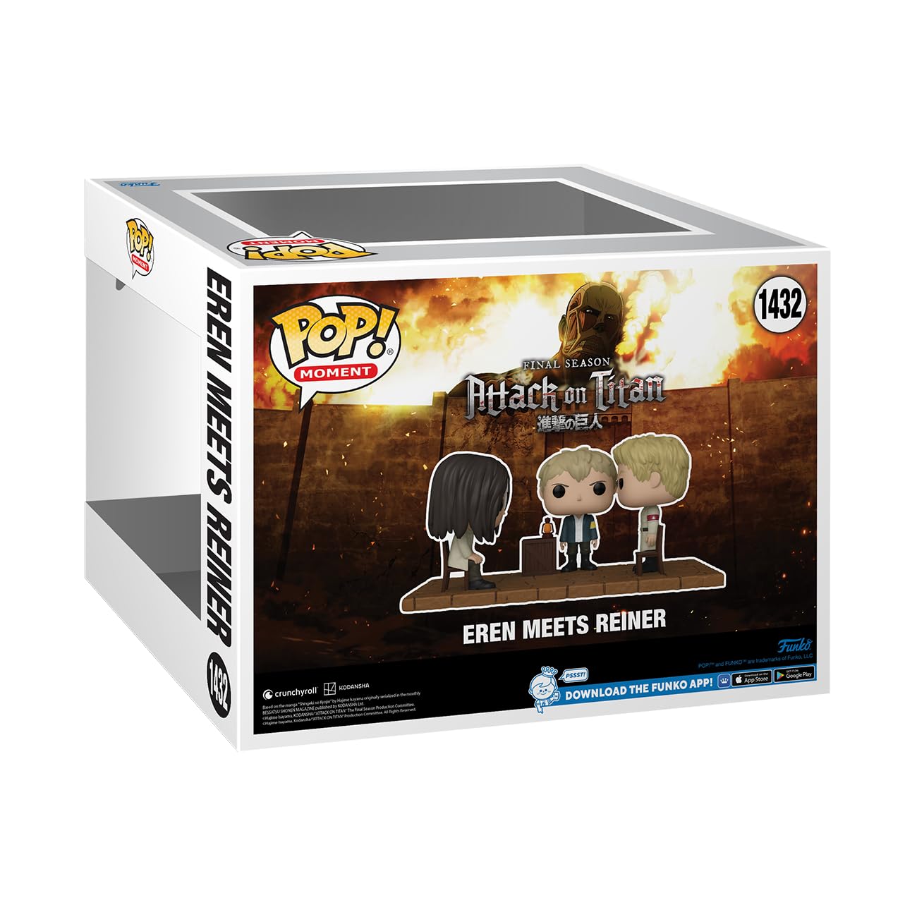 Funko POP! Moment: Attack on Titan - Eren Jaeger Meets Reiner - Collectable Vinyl Figure - Gift Idea - Official Merchandise - for Kids & Adults -