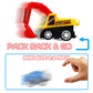 Pull Back Car, 20 Pcs Assorted Mini Truck Toy and Race Car Toy Kit Set, Play Construction Vehicle Playset for Boy Kid Child Party Favors Birthday Game