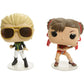 Funko C a p t a i n M a r v e l & C h u n -L i (Hot Topic Exc): P o p ! Vinyl Figurine Bundle with 1 Compatible Protector (23978 - B)